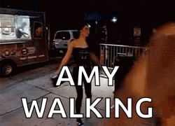 Amy Walking Drunk Stumbling GIF
