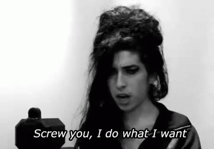 Amy Winehouse I Do What I Want GIF