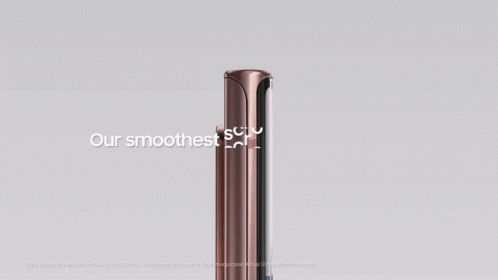 An Ad For A Phone That Says " Our Smoothest Scrolling And Viewing " On It GIF