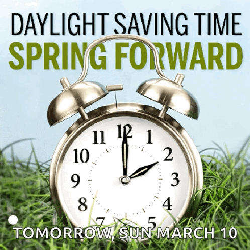 An Ad For Daylight Saving Time Spring Forward GIF