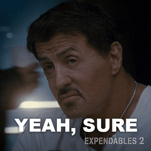 An Ad For Expendables 2 Shows A Man With A Mustache GIF