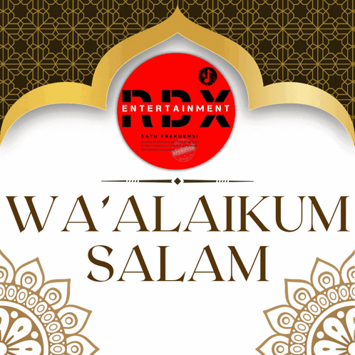 An Ad For Rdx Entertainment Says Wa 'Alaikum Salam GIF