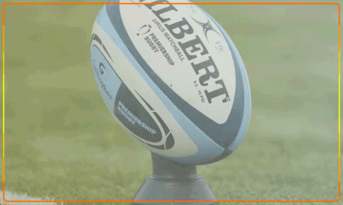 An Ad For Rugby Scoreboards Shows A Rugby Ball GIF