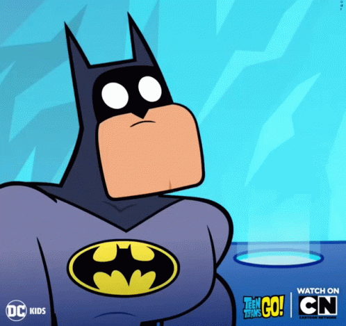 An Ad For Teen Titans Go Shows A Cartoon Character GIF