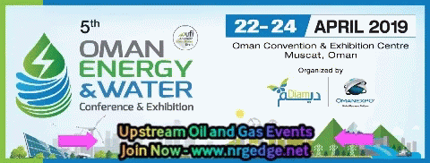 an ad for the 5th oman energy & water conference and exhibition