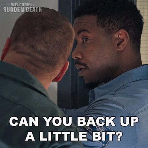 Welcome To Sudden Death Two Men Talking GIF