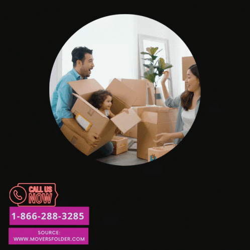 An Advertisement For A Moving Company Says Find The Most Up-To-Date GIF