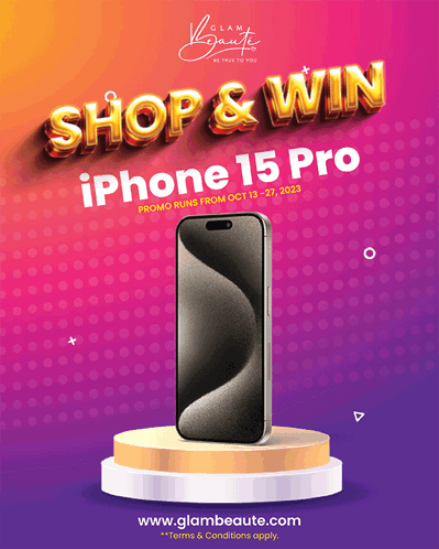 An Advertisement For A Shop And Win Iphone 15 Pro From Oct 15 - 27 2020 GIF