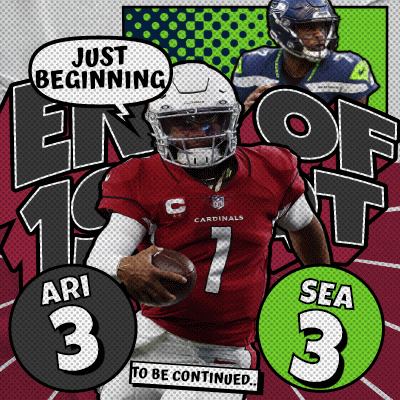 An Advertisement For Arizona Cardinals Football Player Ari 3 Running With The Ball GIF