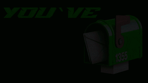 An Advertisement For Fett4hire Strikes Again Has A Green Mailbox GIF
