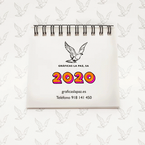 An Advertisement For Graficas La Paz Says 2022 GIF