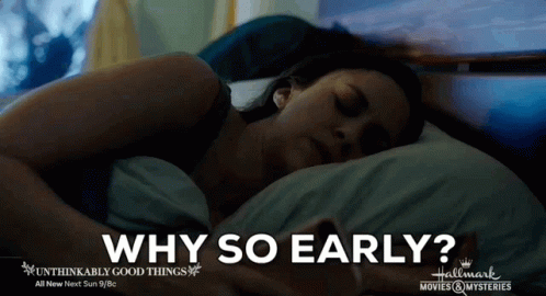 An Advertisement For Hallmark Movies And Mysteries With A Woman Sleeping GIF
