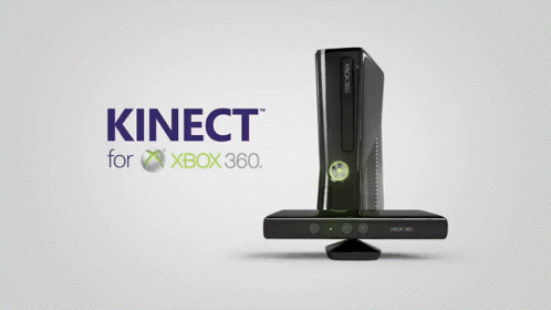 An Advertisement For Kinect For Xbox 360 With A Xbox 360 GIF