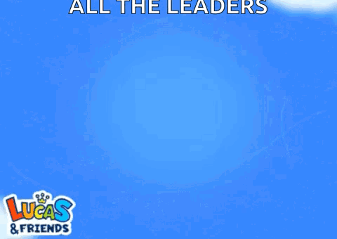 An Advertisement For Lucas And Friends Shows An Airplane GIF