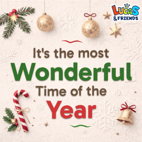 Lucas & Friends Holiday Advertisement GIF