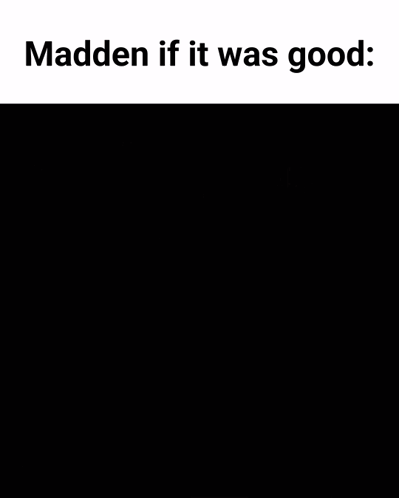 An Advertisement For Madden 27 Shows A Football Player Running With The Ball GIF