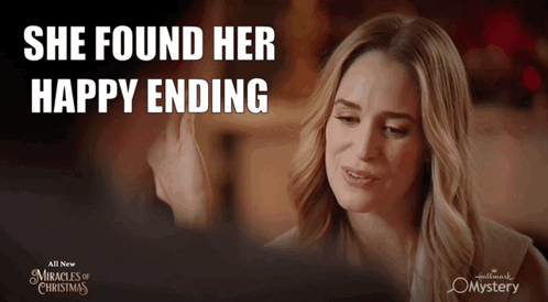 An Advertisement For Miracles Of Christmas Shows A Woman Giving The Middle Finger GIF