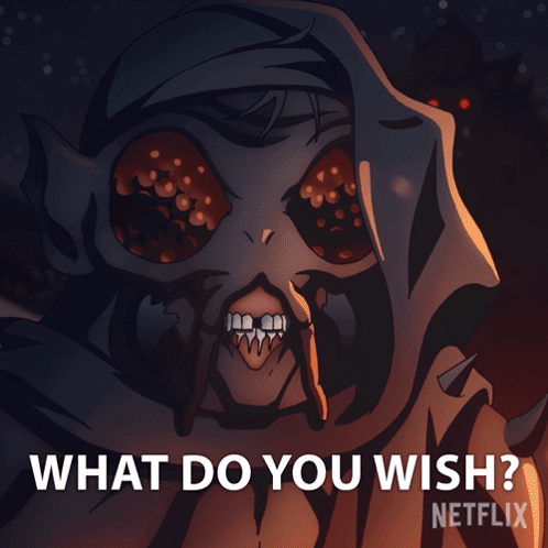 An Advertisement For Netflix Shows A Monster With A Hood On GIF