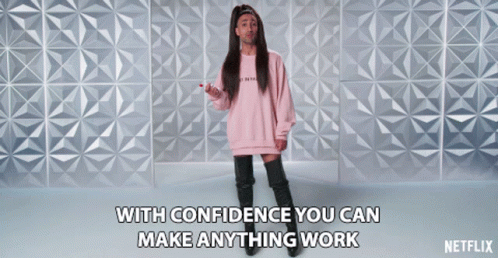 an advertisement for netflix shows a woman in a pink sweatshirt and black boots