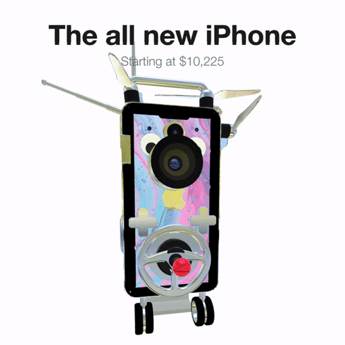 An Advertisement For The All New Iphone Starting At $10,225 GIF