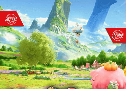 An Advertisement For Virgin Free Family Shows A Cartoon Scene GIF