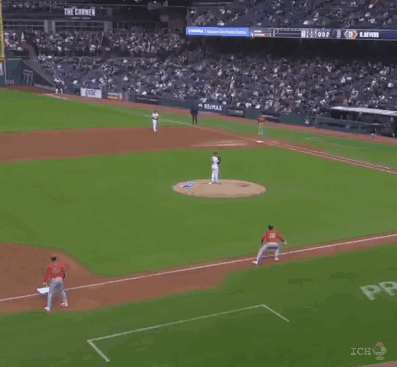 an aerial view of a baseball game with the word live on the bottom left