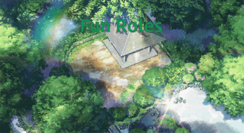 An Aerial View Of A Park With The Words Fun Roles Written Above It GIF
