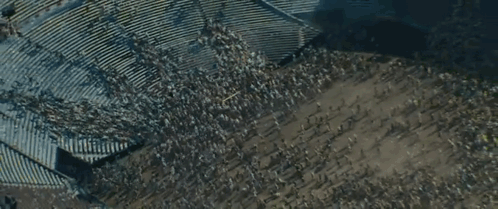 An Aerial View Of A Stadium With The Word Adm On The Bottom GIF