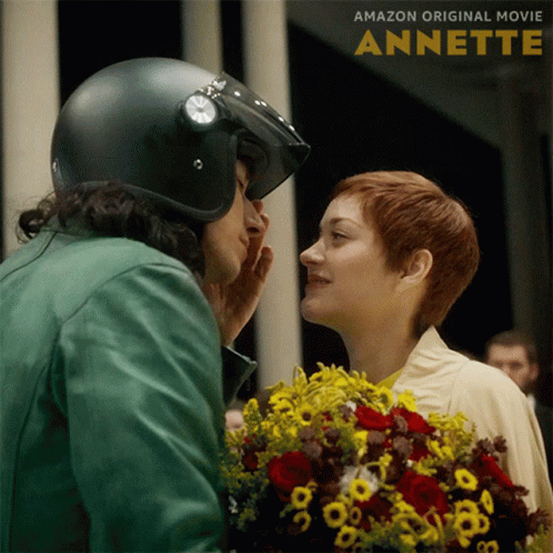 An Amazon Original Movie Advertisement For Annette GIF