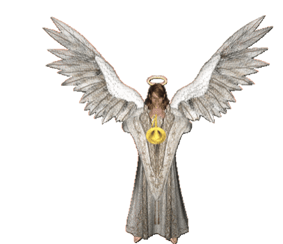 An Angel Blowing Trumpet GIF