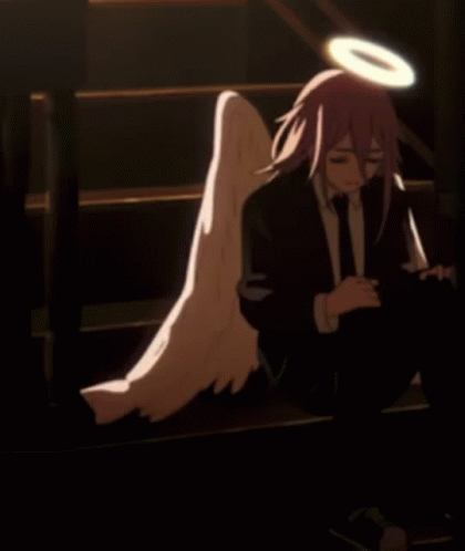 An Angel In Demon Anime GIF