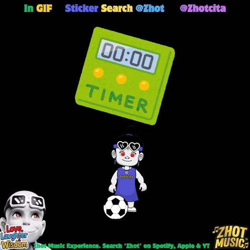 An Animated Gif Of A Timer That Says 00:00 On It GIF