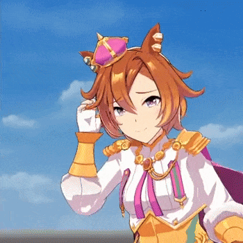 An Anime Girl With A Crown On Her Head GIF
