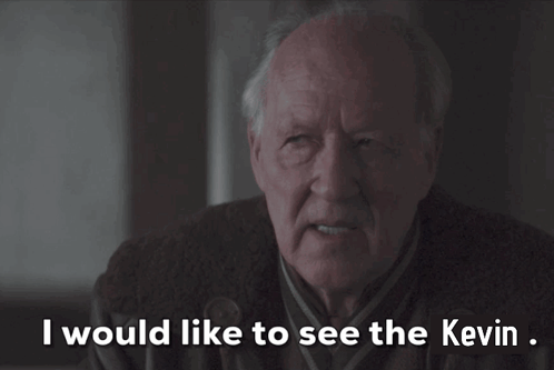 An Elderly Man Says " I Would Like To See The Kevin " GIF