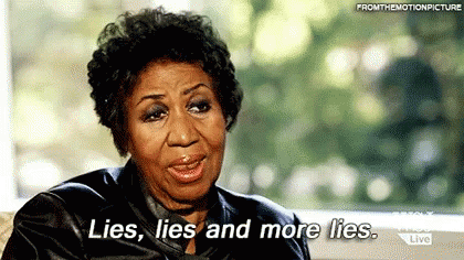 An Elderly Woman Is Sitting In Front Of A Window And Talking About Lies , Lies And More Lies . GIF