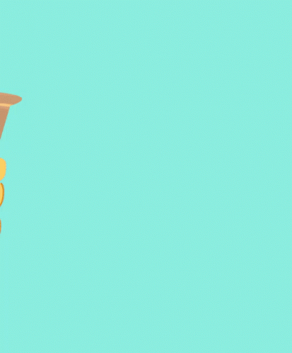 An Ice Cream Cone That Says Happy Ice Cream Day On It GIF