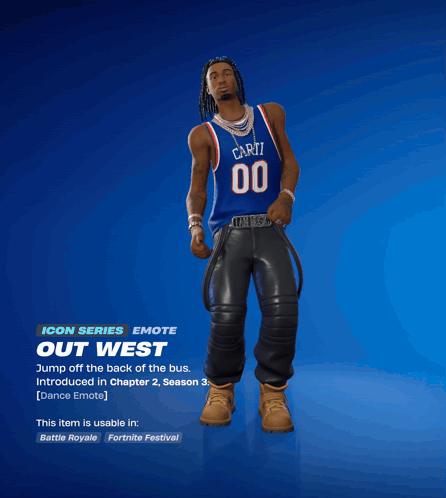 An Icon Series Emote For Out West Is Shown GIF