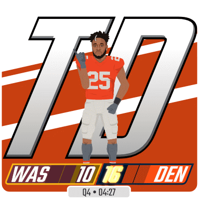 An Illustration Of A Football Player With The Number 25 GIF