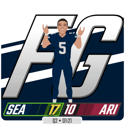 An Illustration Of A Football Player With The Number 5 GIF