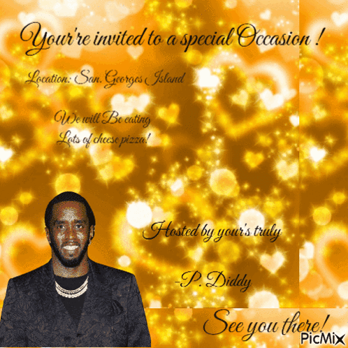 An Invitation To A Special Occasion With P. Diddy GIF