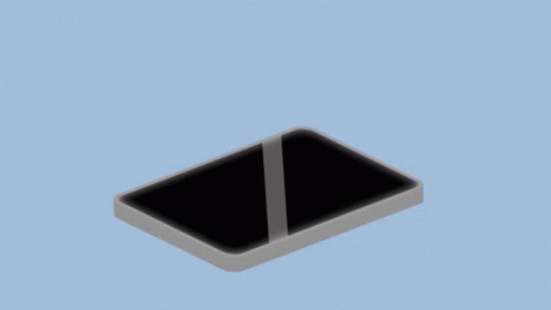 An Isometric Drawing Of A Phone With A Speech Bubble Above It GIF