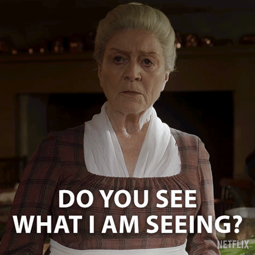 An Older Woman Says Do You See What I Am Seeing Netflix GIF
