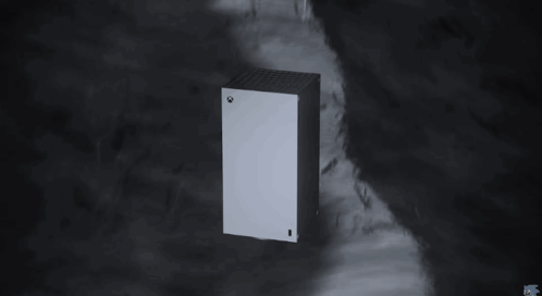 An Xbox With 1Tb Ssd Is Shown In A Black And White Image GIF