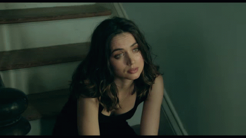 Ana De Armas Deep Water Stairs GIF