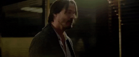 Ana De Armas Keanu Reeves Knock Knock GIF