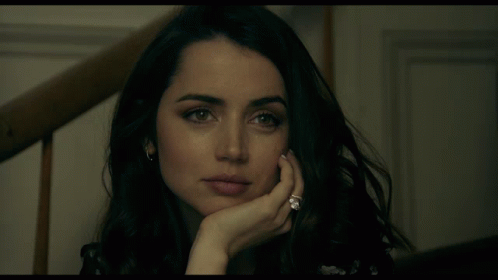Ana De Armas Melinda Sad Smile GIF