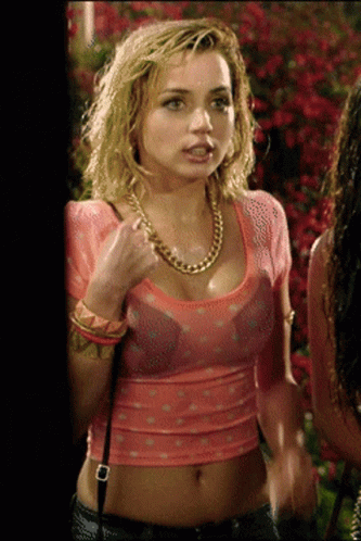 Ana De Armas Wet Knock Knock Movie GIF