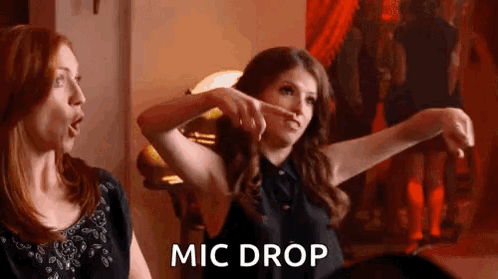 Ana Kendrick Mic Drop Meme GIF