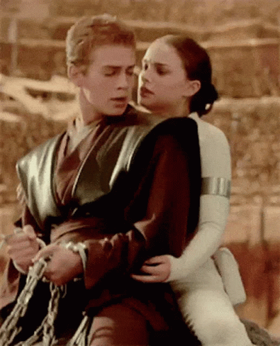 Anakin Skywalker Padmé Amidala Kiss GIF