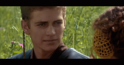 Anakin Skywalker Star Wars Stare Game GIF